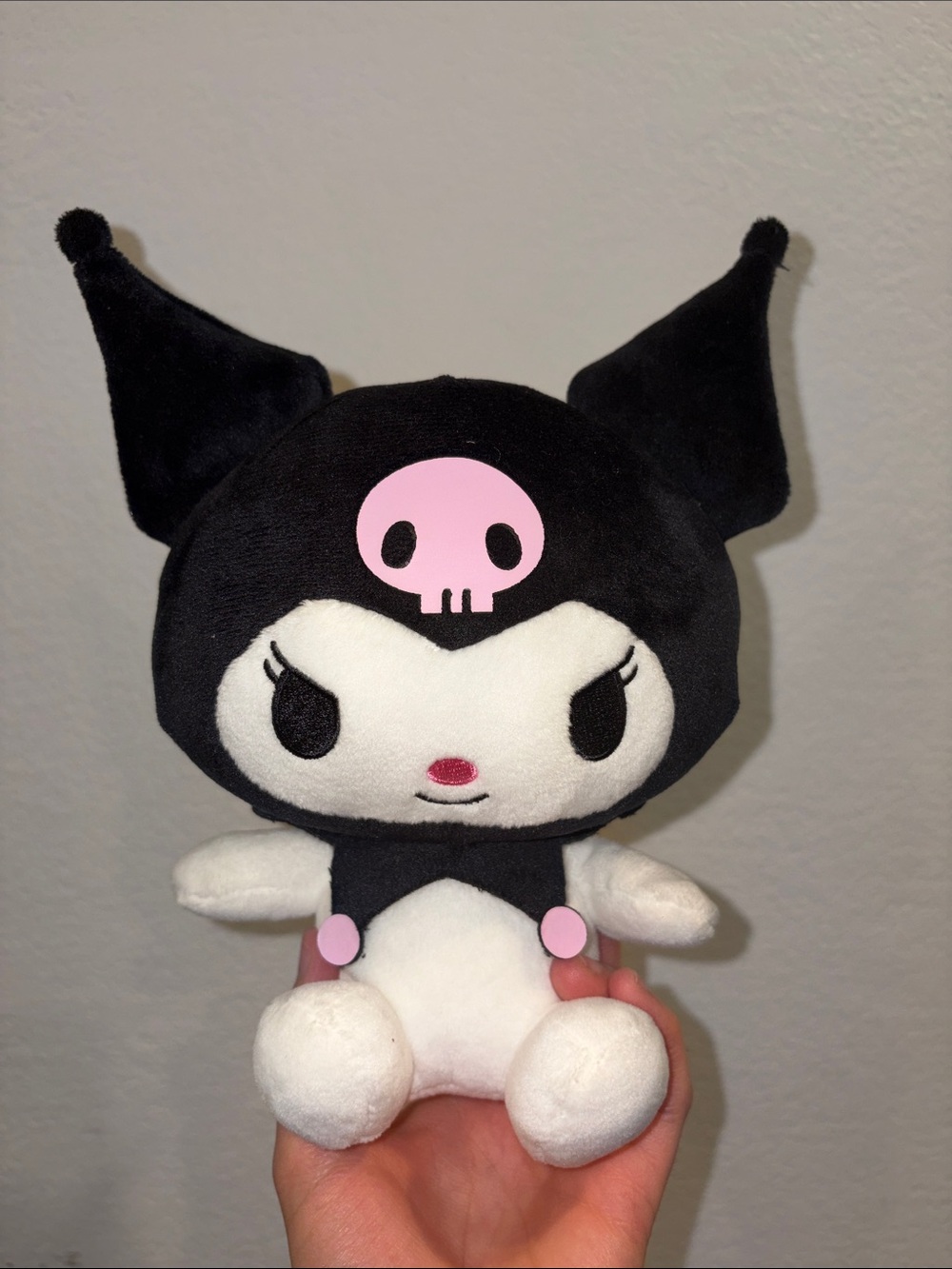 Sanrio Kuromi Plush - Black, White & Pink Cute Character